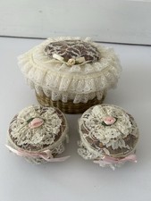 Vintage Wicker Baskets Set