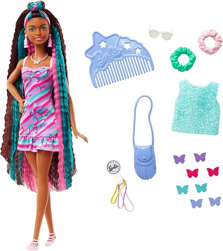 Barbie totally hair afro black - barbie,