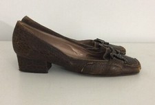 Alberto Zago Brown Leather shoes Made in Italy UK 6 EU 39