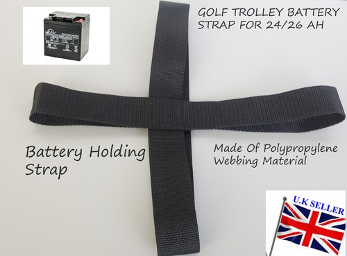 Golf trolley battery strap - trolley,