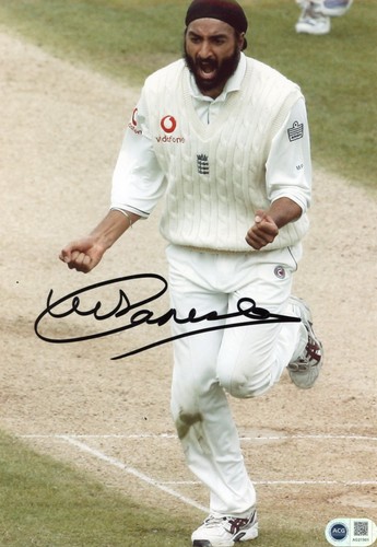 Monty panesar signed 12x8 - monty,