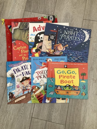 Pirates story sack books - pirates-,