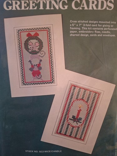 Cross stitch kit christmas - cross,