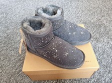 Bonova grey real leather