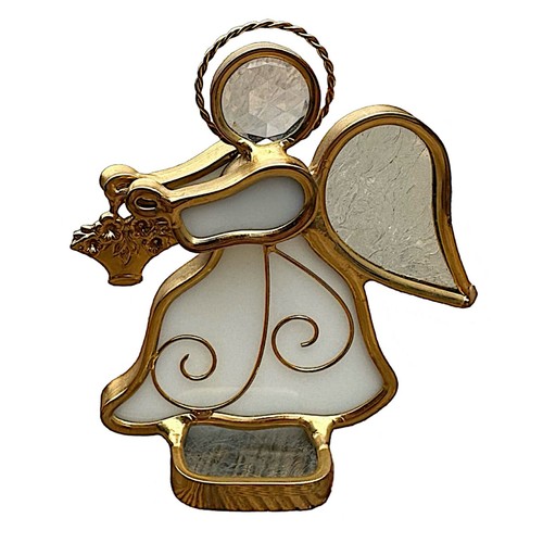 Stained glass winged - stained,