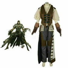 Castlevania Curse of Darkness Trevor Belmont Halloween Game Cosplay Costume!aa