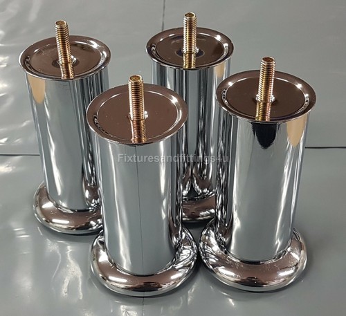 Metal chrome legs feet - metal,
