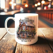 TOY FOX TERRIER OWNER RATHER BE IN THE PUB Coffee Mug – Perfect for Pub Fans