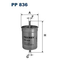 FUEL FILTER FILTRON PP 836 FOR