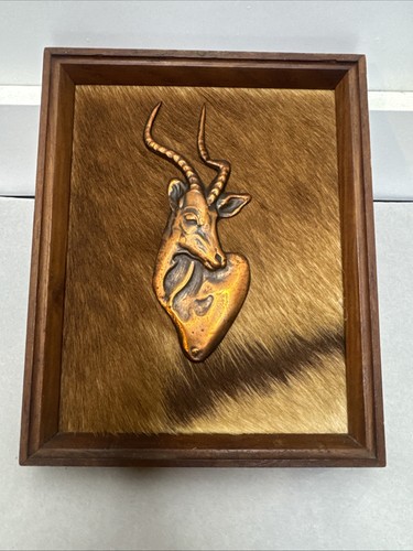 Vintage copper springbok - copper,