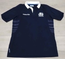 Scotland Rugby Union Shirt 2013/2014 Macron XXL Cotton Supporters Jersey 2XL Top