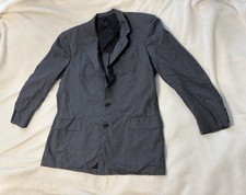 Vintage 2-Button Blue Size 44