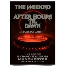 The weeknd poster london - the,