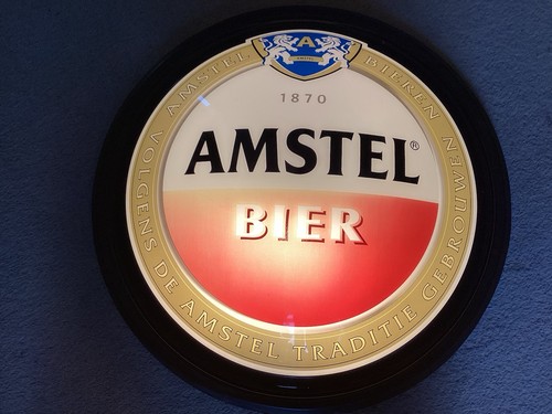 Amstel bier illuminated sign - bier,