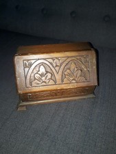 Vintage wooden carved oak