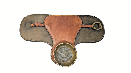 Vintage leather brass - vintage,