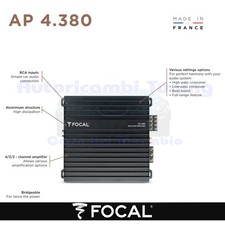 Focal Ap 4.380 Amplifier For 4