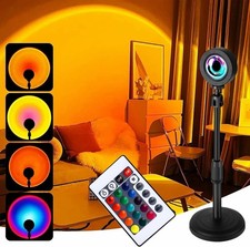 Sunset Lamp Projection, RGB Sunset Lamp, 360° Rotating Rotation Romantic Visua