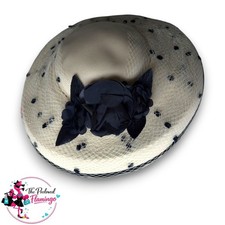 Vintage cream navy occasion - navy,