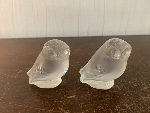 Lalique white matte - lalique, owl