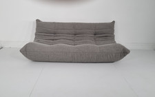 Ligne Roset Togo 3 seater in Grey Boucle immaculate condition