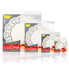 Round White Paper Doily Lace
