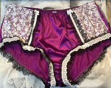 Woman’s CD Sexy Silky Feel Glossy Knickers  Panties Briefs Plus Size 4XL 22/24