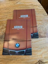 1978 BMW 633 CSi 2/78 Issue Sales Brochure- Full Color Prestigious Sales Catalog