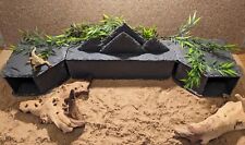 XXL Extra Large SLATE Cave Tunnel Set Hide VIVARIUM Reptile Dragon AQUARIUM Fish