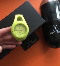 Toywatch Yellow/green Jelly Looped Watch