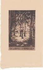 Exlibris Bookplate Radierung