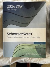 CFA 2024 Level 2 Kaplan Schweser Review Books with Questions and Mind Maps