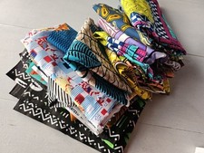 #11 - 1kg Job lot of African Print Fabric - Various Designs and Various Lengths