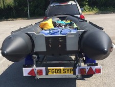 BOMBARD C3 COMMANDO INFLATABLE RIB WITH INDESPENSION TRAILER 