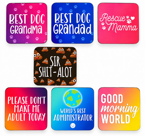 Funny drink coaster tea - funny,