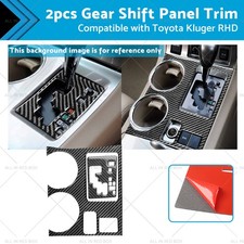 2pcs Carbon Fiber Gear Shift