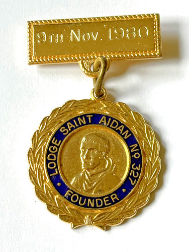 Masonic founders jewel lodge - jewel,