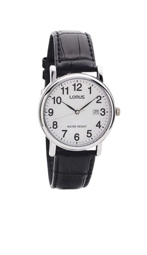 Lorus gents black leather - lorus,