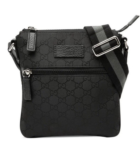 Gucci black monogram crossbody - gucci,