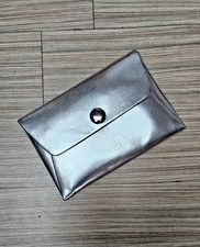 M&S Silver PU Leather Envelope