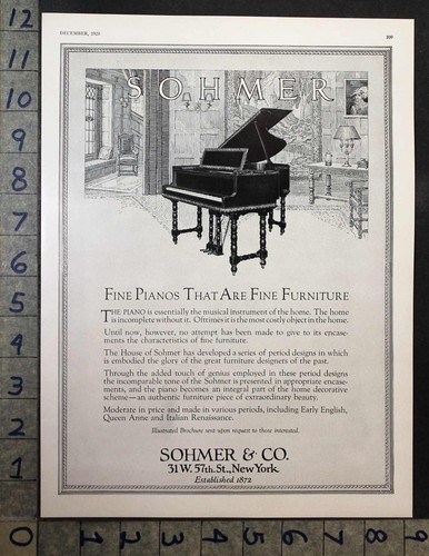 1923 sohmer reproducing grand - 1923,