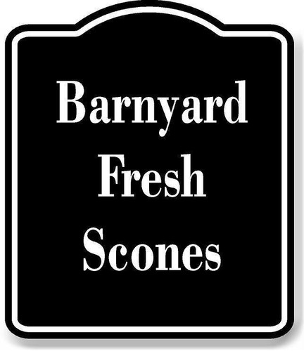 Barnyard fresh scones black - fresh,
