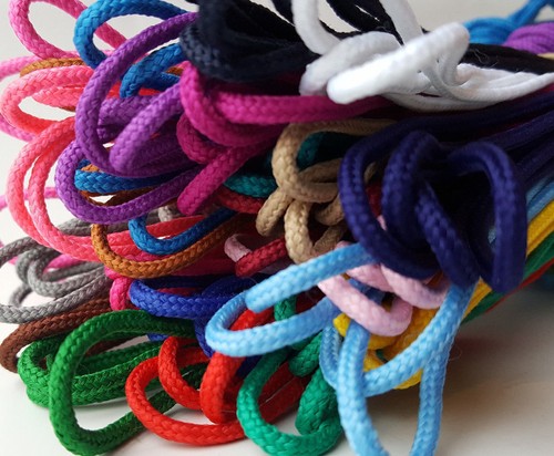 3mm round thin shoelaces - round,