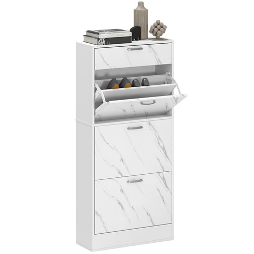 Homcom shoe cabinet 4 - homcom,