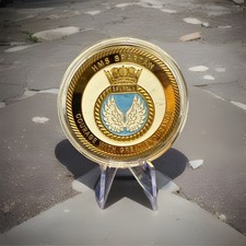 Royal Navy HMS Spartan Gold Plated Collectable Coin