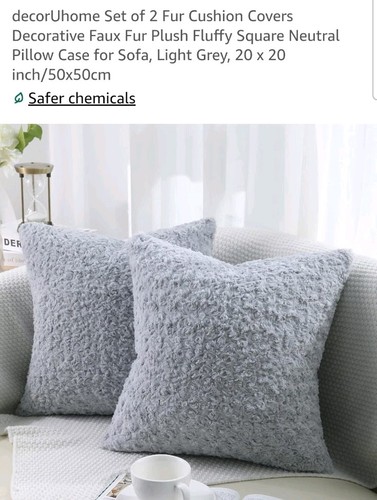 Grey cushion covers - 2, x
