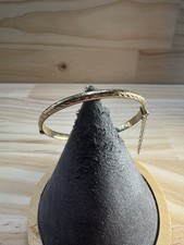 9ct Yellow Gold Hinged Bangle