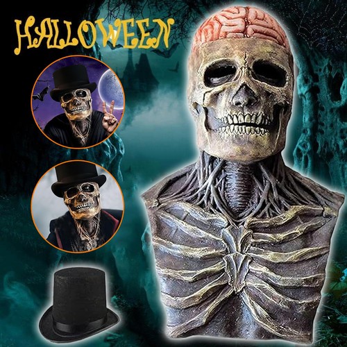 Halloween skull mask full head - mask,