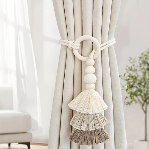 2pcs bohemian handmade tassel - 2pcs,