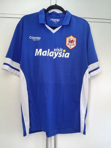 Cardiff city football shirt - football,